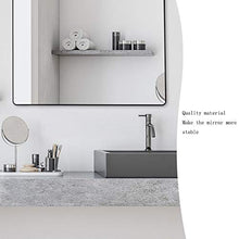 Full-length mirror Specchio da Bagno ad Angolo Tondo in Lega di Alluminio Specchio da Bagno a Parete Specchio da Trucco Specchio da Trucco Specchio da Bagno Specchio da Bagno