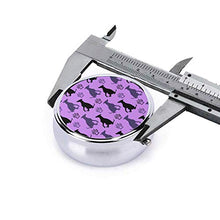 Whippet Shadows - Contenitore per pillole rotondo a 3 scomparti, in metallo, per medicina e vitamine, per viaggi all'aperto