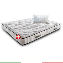 Materasso memory ortopedico DETRAIBILE SFODERABILE semirigido con Cuscino in FIOCCO di memory in PROMOZIONE – IRIS H22/23 100x190 cm