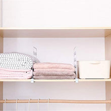 WXX 2 PCS Armadio Armadio Storage Box Separato Consiglio Shelf (Grigio) (Color : White)