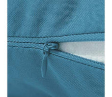 Cikonielf 2 cuscini in poliestere, cuscino per divano, cuscino da lancio, cuscino in poliestere, cuscino esterno, imbottito con cotone PP, 60 x 60 cm, azzurro