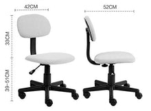 Sedia per Computer da Gioco Sedia per Computer alla Moda Semplice Senza braccioli Sedia elevatrice Sedia Girevole per Uso Domestico Altezza Regolabile con braccioli Sgabello (Colore: # 3)