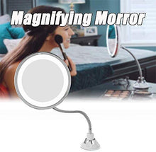 Specchio Home 360 ° Rotazione 10X LED LED Lampada Flessibile Vanity Forte Ventosa