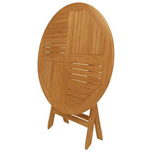 FAMIROSA Set da Pranzo da Giardino 5 pz in Legno Massello di Teak-9579