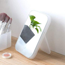 GUOJINE Alta Definizione Tavolo Specchio da Toilette, Specchio Portatile for la Corsa, Bagno Trucco dello Specchio Specchio cosmetico 15 22cm *