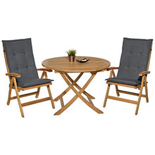 Beautissu Cuscino per Sedia a Sdraio Loft HL 120x50x6cm Resistente e Comodo Anche per sedie reclinabili, spiaggine e poltrone - Grigio
