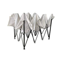 Rebecca Mobili Gazebo Richiudibile Bianco Metallo Poliestere con Custodia Campeggio Fiere Feste 3,1 x 4,5 x 3 mt (cod. RE6307)