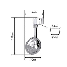 Shadiao Powerful Suction Cup Shower Bracket Powerful Suction Cup Shower Head Holder Base Bathroom Nozzle Wall Bracket