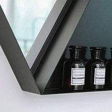 Chenbz Semplice in merito a Moderno Appeso Trucco Esagonale Specchio Muro di Ferro per Camera da Letto Camera da Letto Bagno Specchio da Bagno A ++