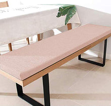 Cuscino per panca da esterno, imbottitura in schiuma, 120 x 35 cm, comodo e resistente, imbottitura di ricambio per panca da giardino o altalena, 2 3 4 posti