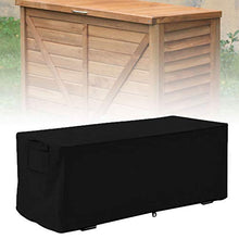 Jadeshay Copertura per mobili da Giardino, Impermeabile, Resistente ai Raggi UV, Coperta, Scatola di immagazzinaggio, Custodia Protettiva 123x62x55cm (3 Colori)