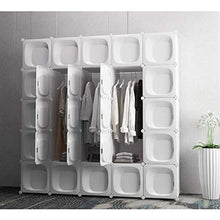 Cassapanche GGJIN Armadio stratificato Bianco Combinazione della Stanza Camera da Letto dello Studente di College Montaggio Semplice Push-Pull Moderna