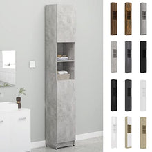 vidaXL Armadio da Bagno Rovere Sonoma 32x25,5x190 cm in Truciolato