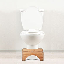 Squatty Potty Sgabello per WC in bambù, regolabile a 17 e 20 cm, riduce il rischio di prolasso, emorroidi (pile), diverticolite e malattie del colon