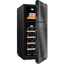 junjun Portasigarette Humidor Cigar Humidor/Vetro Temperato/Wine Cooler / 11 Strati/capacità 59L / Dimensione 34.5x49x81.5cm / Nero / 4 Stili (Color : No. 4)