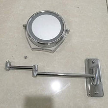 Specchio Specchi di vanità da Bagno LED Trucco a Parete LED 7X ingrandimento Girevole a Due Lati Bagno allungabile