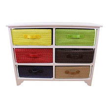 HoitoDeals - Cassettiera con 6 cassetti, multicolore