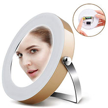 WM HD Specchio di ingrandimento Mini Luce Rotonda Bellezza LED Specchio Trucco Specchio Specchio - 11.5