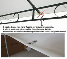 Telo Tetto Ricambio PVC Gazebo 3x3