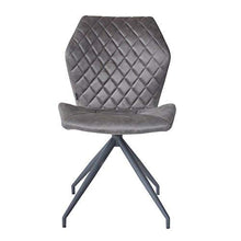 Damiware Rocky – Set di 2 sedie Sala da Pranzo Comfort Rivestimento in Tessuto (Stone)