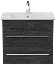 Mobile bagno con lavabo Villeroy & Boch Venticello 60cm antracite venato