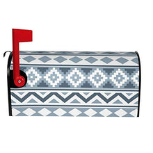 Modello di essenza Iiib blu grigio bianco unico progettato cassetta postale copertura copertura cassetta postale per giardino giardino giardino giardino dimensioni standard 53 x 45 cm