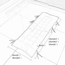 BD.Y Cuscini per sedie in Vimini Comodi con Cravatte, sedie in Rattan con Schienale Morbido e Confortevole addensate Cuscini per sedie a Dondolo per Salotto da Ufficio Cuscino per Pavimento Domes