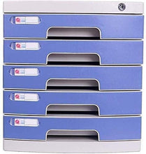 Schedario Classificatore Verticale File di Office Armadi con serratura Data Storage cassetto Riservatezza Desktop Organizer veloce gerarchica Classificazione Pp di plastica - 39.4X29.5X32.5cm Mobile H
