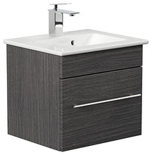 Mobile bagno con lavabo Villeroy & Boch Venticello 50cm antracite venato