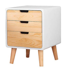 XUSHEN-HU Nordic Comodino Moderno Semplice Mini Semplice Comodino in Legno massello da Letto Comodino Piccolo gabinetto