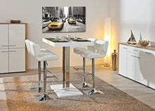 Inter Link Lafayette Tavolo Bar, Legno, Bianco, 80 x 120 x 110 cm