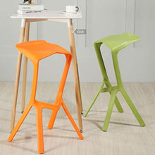 ZRN Sgabello da Bar * 1 Set, Sgabello da Cucina Sono Disponibili Molti Colori di plastica Sgabello Senza Schienale con Seduta in plastica