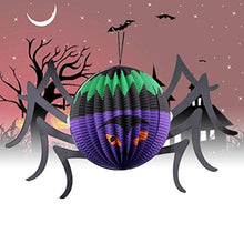 ARTFFEL Vola 2pcs Halloween Lanterne appese Delicato Creativo Modello di Grandi Dimensioni Spider Tatuaggi Lanterna Luce Scene Bonus for Ambientazione Esterna Partito .Compleanno