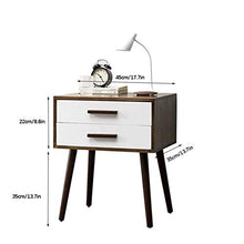 Yyqx Comodino In Legno Solido Intelligente Comodino Semplice Moderno Nordic Light Lusso Piccolo Armadio Con Noce Chiaro Colore Comodino Comodino
