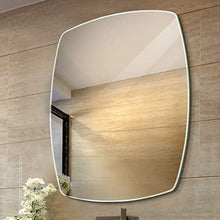 JKCKHA WC Specchio a Parete Specchio del Bagno a Parete Senza Telaio igienici Specchio (Dimensioni: 60 * 80cm) Decorazioni per la casa