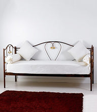 Divano Letto in Ferro Battuto Marilyn - Tortora - Shabby Chic