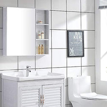 Mirror Cabinets Specchio per Mobile da Bagno per Bagno, Mobile da Bagno Moderno e Minimalista in Alluminio Spaziale, lavabo per lavabo, lavabo, lavabo, Vanity, Specchio