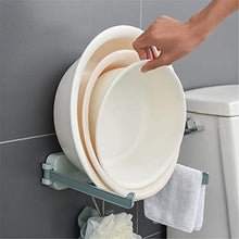 Schwenly - Mensola pieghevole per lavabo da parete per WC e bagno