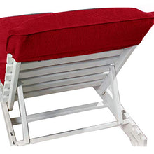 Jemidi - Rivestimento in spugna per sedia a sdraio da giardino, 75 x 200 cm