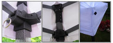 RAY BOT Gazebo Pieghevole 3X4.5 Blu Acciaio + 4 Teli Laterali PVC 350 g Metro