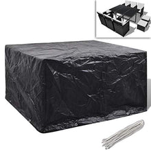 E E-NICES Telo di Copertura per mobili in polirattan con 8 Occhielli 172 x 113cm