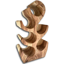 JIAHU Naturale Unico In Legno Porta Vino Rack Cucina Espositore Salvaspazio 1 Pz