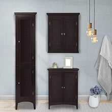 Versanora ELG-598 Mobile da Bagno, MDF, Marrone