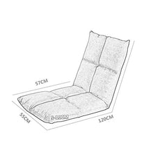 DIEDZ Sgabello per Scarpe Lazy Couch Tatami Pieghevole Singolo Piccolo Divano Letto Computer Schienale Sedia Piano Divano (Colore: Blu)
