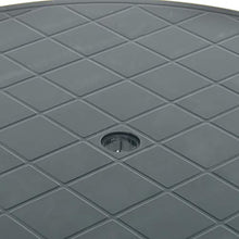 vidaXL Tavolo da Giardino Verde 89 cm in Plastica