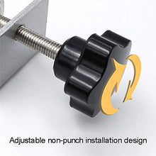 BIN 2Pcs Sneeze Guardia Staffe Stand Schermo Partition Bracket Clip Holder Vetro Morsetti Separè Clip Morsetto per Office Desk Table Supporto da Tavolo E Divider Supporto