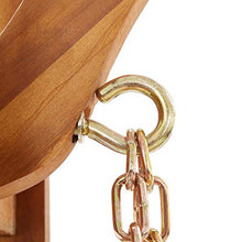 E E-NICES Panchina a Dondolo da Giardino con Baldacchino in Legno Acacia