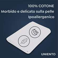 Uniento Coprimaterasso, Cotton, Bianco, 60 x 120 cm