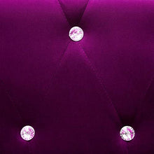 vidaXL Divano Chesterfield a L in Velluto Viola Sdraio Sofa Arreddo Salotto