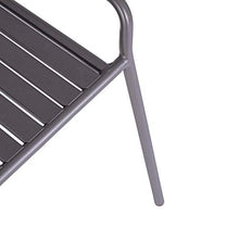 BIZZOTTO - Panca in acciaio Dalya L88 cm